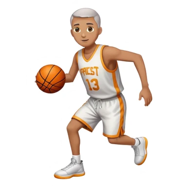 faça um padre jogador de basquete sticker