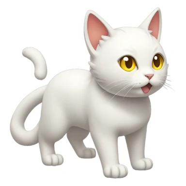 Electric-type Fakémon-Cat full body sticker