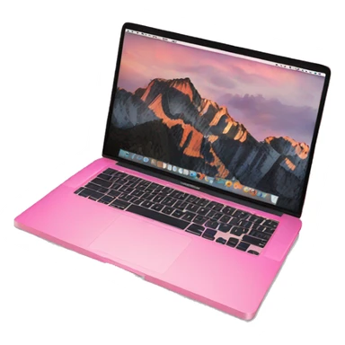 Pink MacBook Air sticker