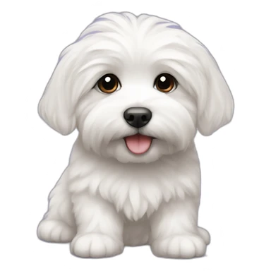 Bébé coton de tulear  sticker