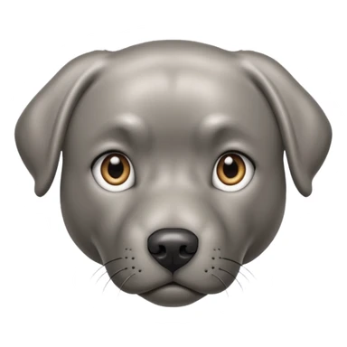 Silver labrador sticker