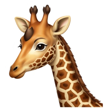 la girafe avec un cerf tete avec lenseigne body shop derriere elle sticker