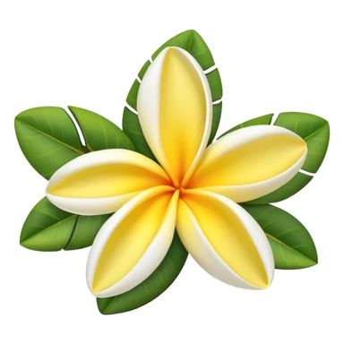 Plumeria sticker
