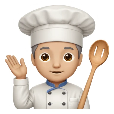 Chef bat no head just a hat sticker