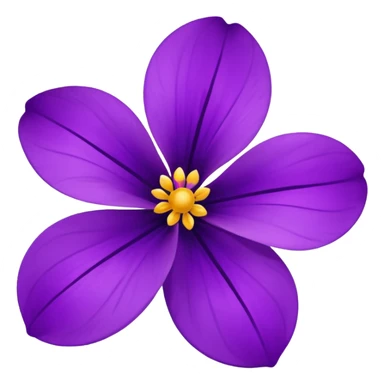 violet flower emoji sticker