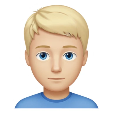 real human male short blond hair blue eyes 5ft 9 140lbs Italian sticker
