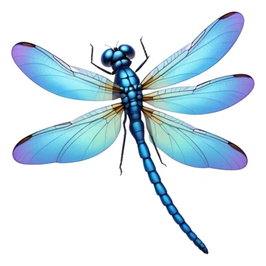 blue dragonfly sticker