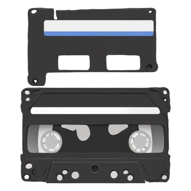 vhs cassette sticker