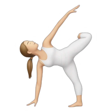 yoga equilibrium sticker