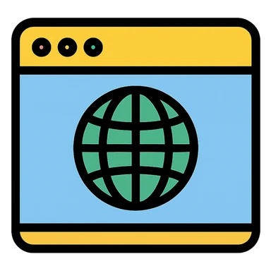 browser icon sticker