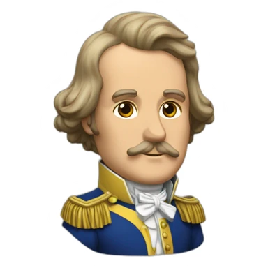 Napoléon qui boit une bière sticker