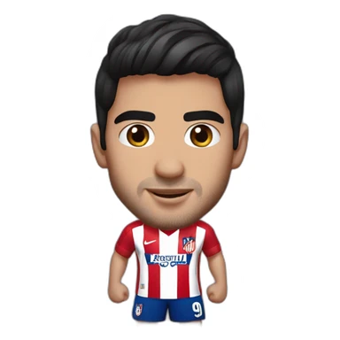 Atlético de Madrid suarez sticker