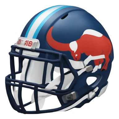 Buffalo Bills helmet sticker
