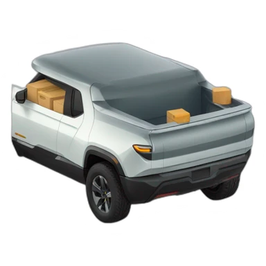 amazon rivian truck sticker