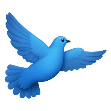 Blue dove flight in the top right side sticker