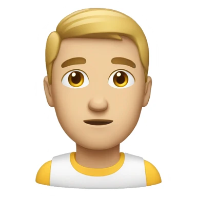 Focused typing sticker