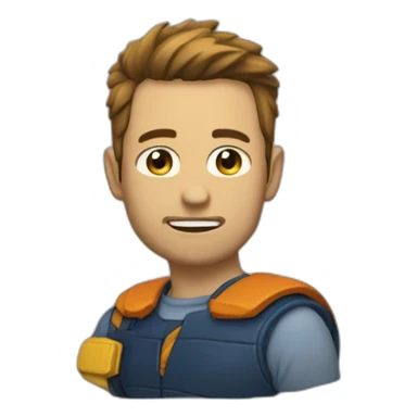 Maxinguer z con un dedo ok sticker