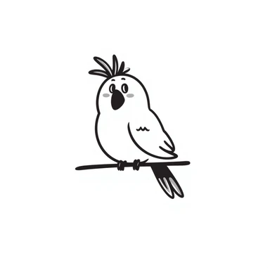 Parrot sticker
