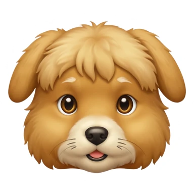 Golden Baby puppy face 🐶 sticker
