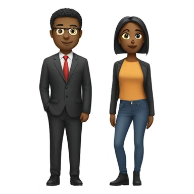 gen z boss and a mini sticker