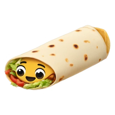 Burrito sticker