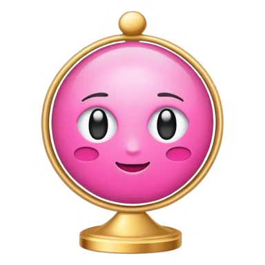 Infographic pink gold sticker