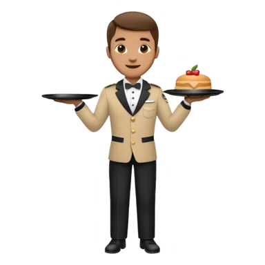 meseros cuerpo completo sticker