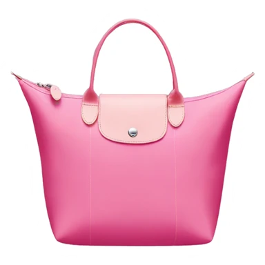 Pink longchamp tote bag sticker