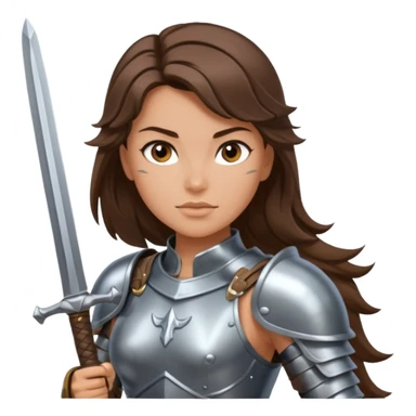 Valkyrie warrior brunetter sticker