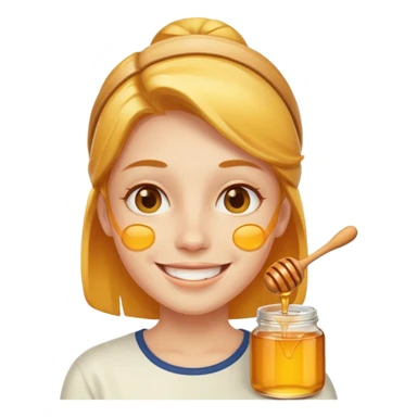 huni ve gülen insan sticker