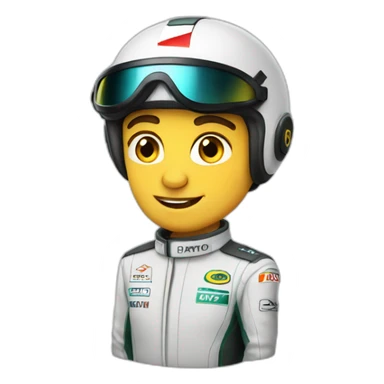 Formula 1 pilot  sticker