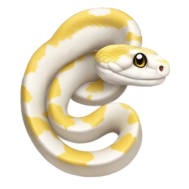 Pied python sticker