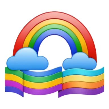 mac os mixed documents rainbow sticker
