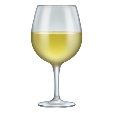 Glass of white wine sticker