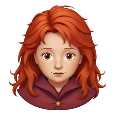 molly weasley, hair is a bit messy sticker