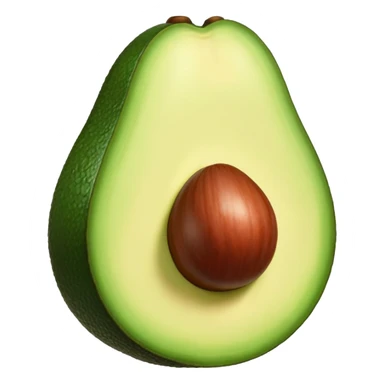 Avocado with big lips  sticker
