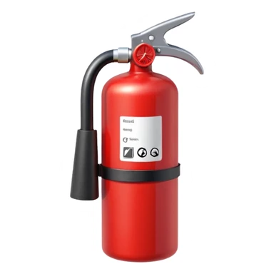 Fire extinguisher sticker
