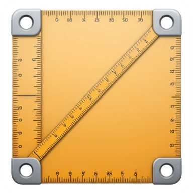 mac os icon crop ruler square  sticker