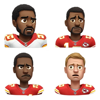 Kansas City chiefs losing in the nfl superbowl against the Philadelphia eagles  sticker