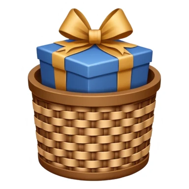 Return gift round hamper sticker