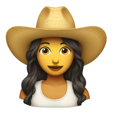 Enamorado con un sombrero  sticker