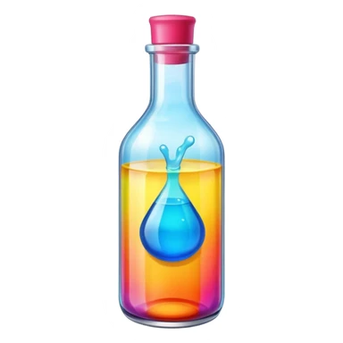 Butilkada rangli ichimliklar sticker