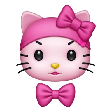 Rich hello kitty sticker