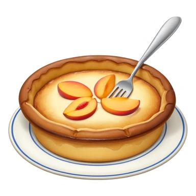 peach dutch baby sticker