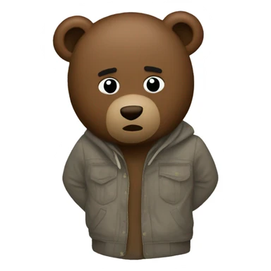 Kanye west bear sticker