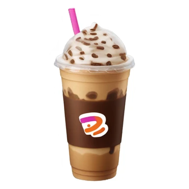Dunkin iced coffee  sticker