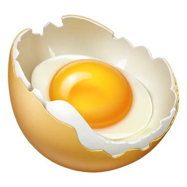 cracked egg sticker