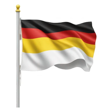 Flagge Bundesland Deutschland Hessen sticker