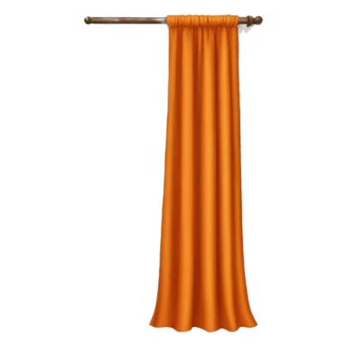 orange curtains  sticker