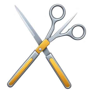 mac os cut scissors sticker